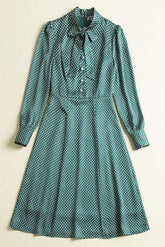 Vestido verde de lunares de Kate Middleton